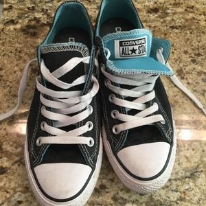 Black converse All Star sneakers 7.5